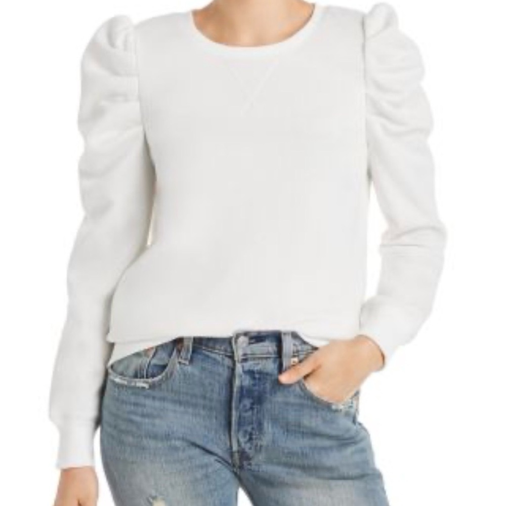 New without tags NEVER WORN Rebecca Minkoff Janine puff sleeve sweatshirt XS
